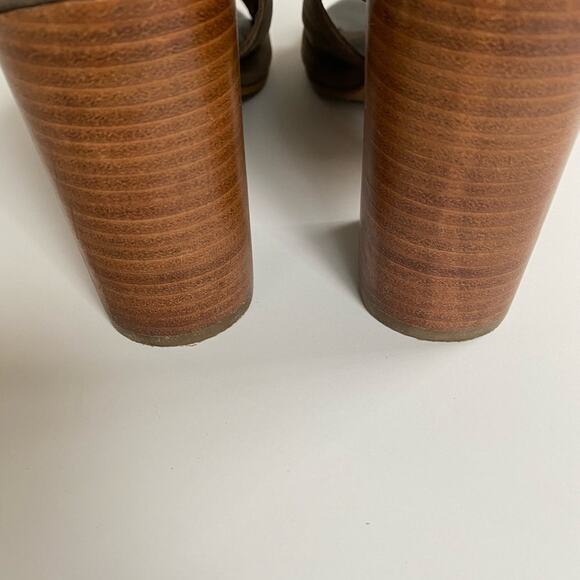 14th & Union Block Heel Peep Toe Bootie Size 9 Boho Academia Classic - Picture 5 of 9